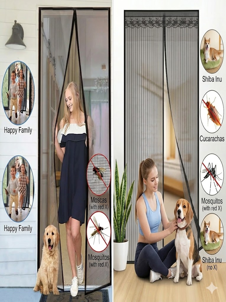 MALLA MAGNETICA ANTI-INSECTOS