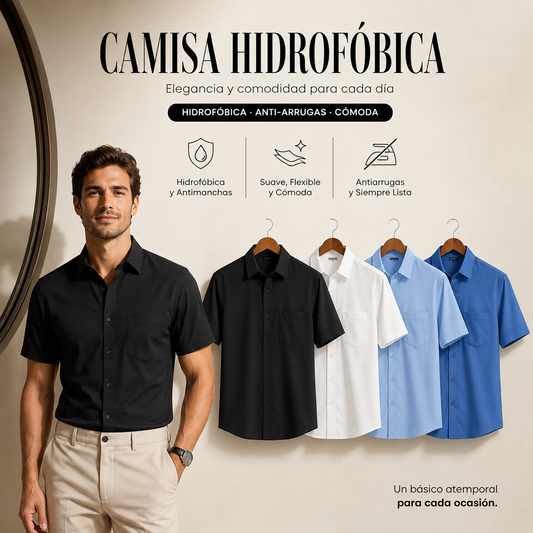 CAMISA HIDROFOBICA MANGA CORTA