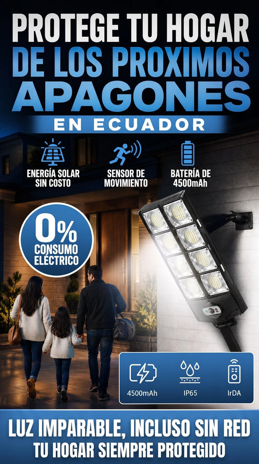 LAMPARA SOLAR CON SENSOR