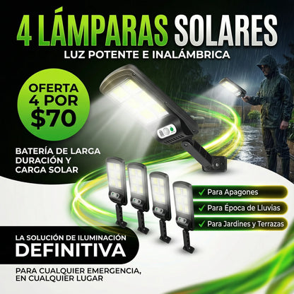 LAMPARA ECOLOGICA SOLAR 300W