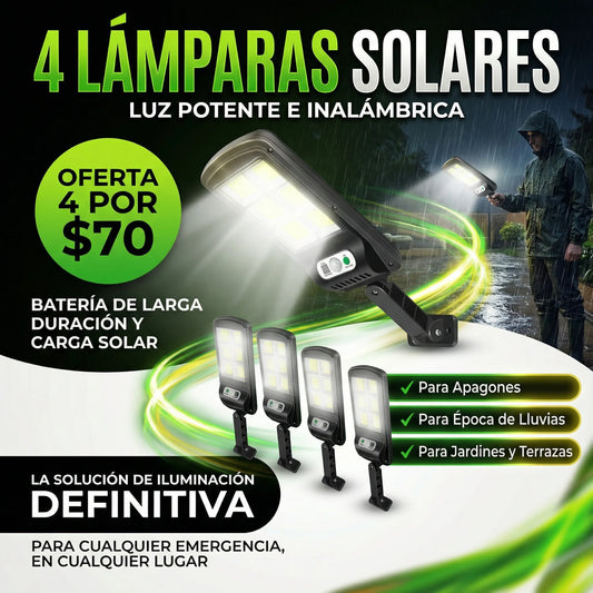 LAMPARA ECOLOGICA SOLAR 300W